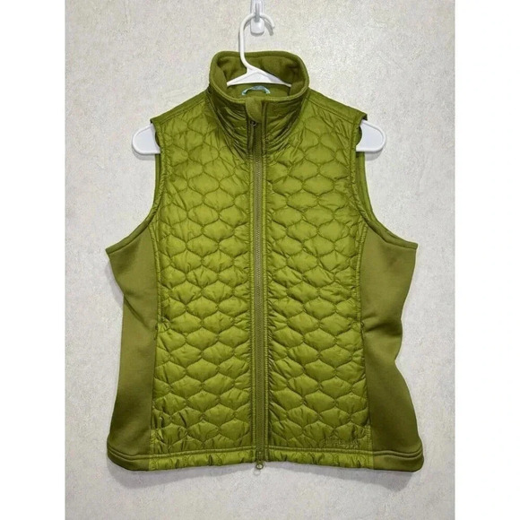 L.L. Bean Jackets & Blazers - L.L. BEAN Quilted Mint Green Vest MEDIUM Fall Casual Fall Winter Outdoor Light